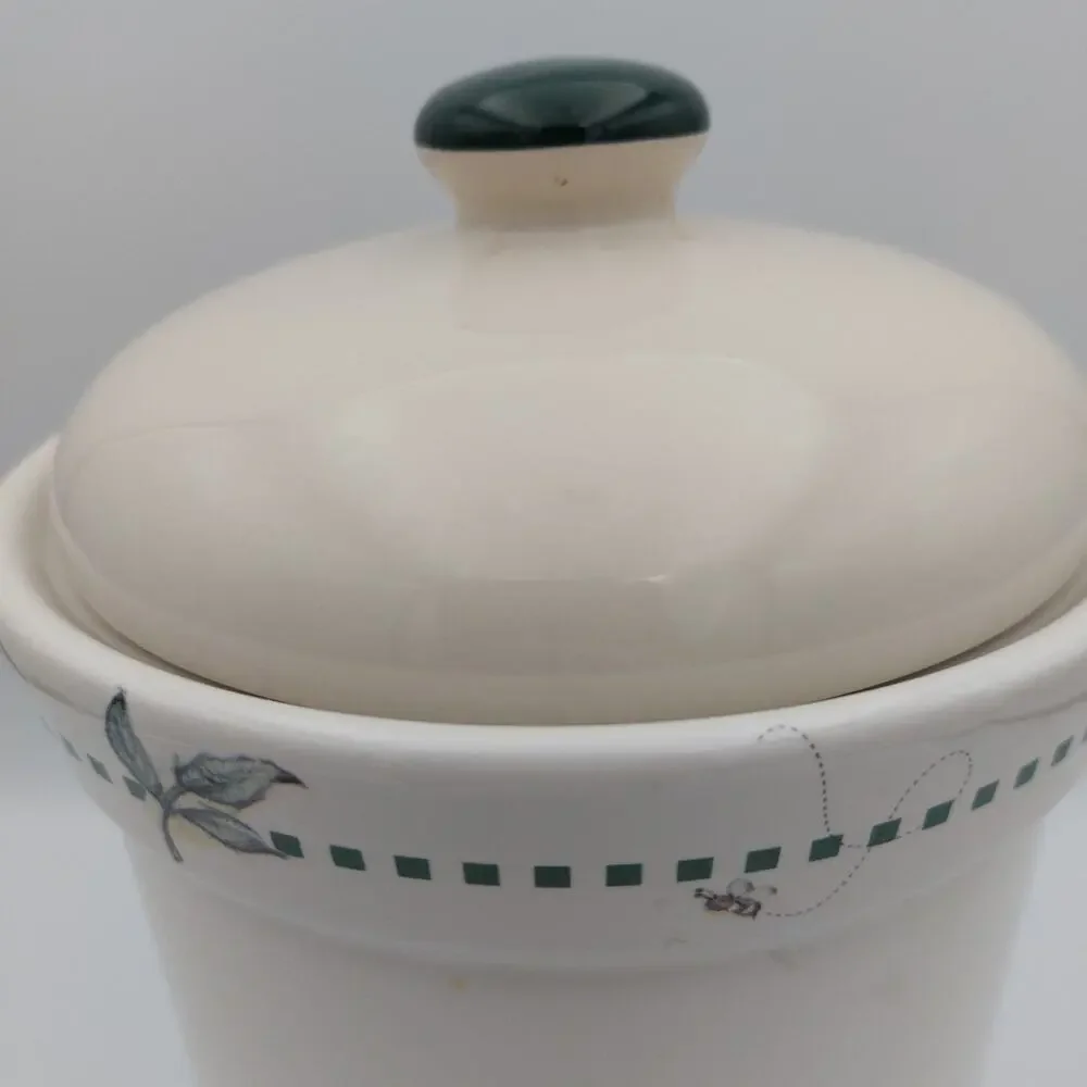 Disney Winnie the Pooh Works Cookie Jar Ceramic Stoneware Canister Treat Pot VTG